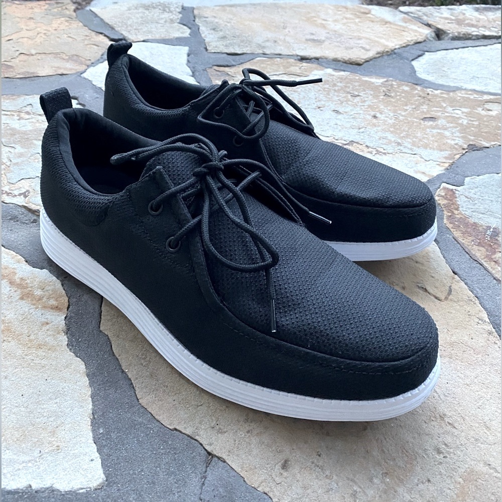 AMALI MEN’S EUC LOW TOP CASUAL MOC TOE SNEAKER - Sz 10 NWOT
